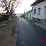 Rohatec - ulice SlovÃ¡ckÃ¡ - kanalizace, vodovod, komunikace