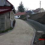 Rohatec - ulice SlovÃ¡ckÃ¡ - kanalizace, vodovod, komunikace